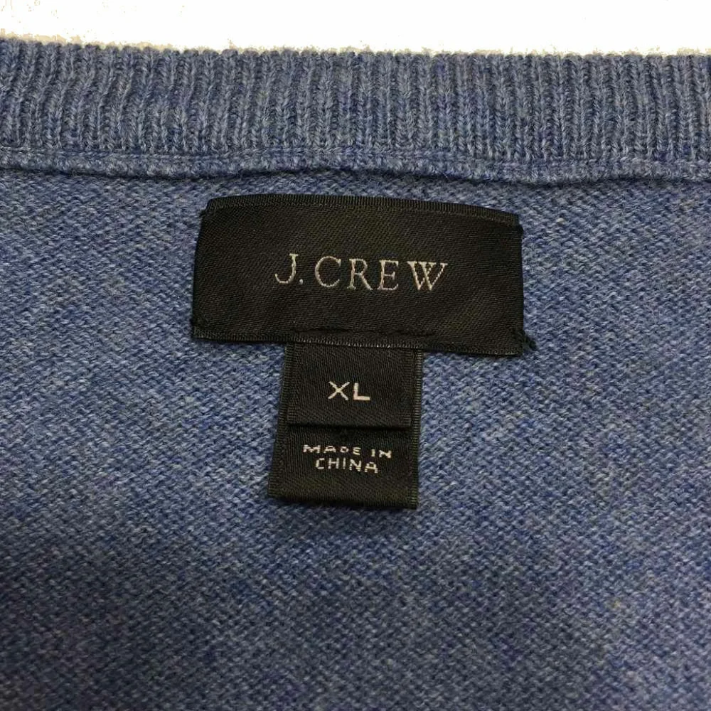 J. Crew Sweater Blue Cashmere‎ Cotton Pullover